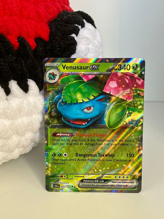 Venusaur EX #001 Stellar Crown  Mint Pack Fresh