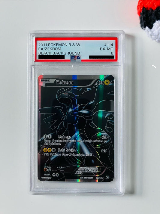 PSA 6 Zekrom #114 Pokemon 2011 Black & White