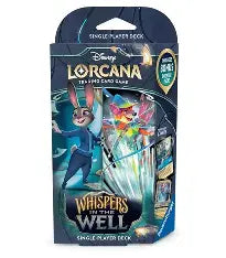 Disney Lorcana Whispers in the Well Sapphire & Steel – Official Starter Deck