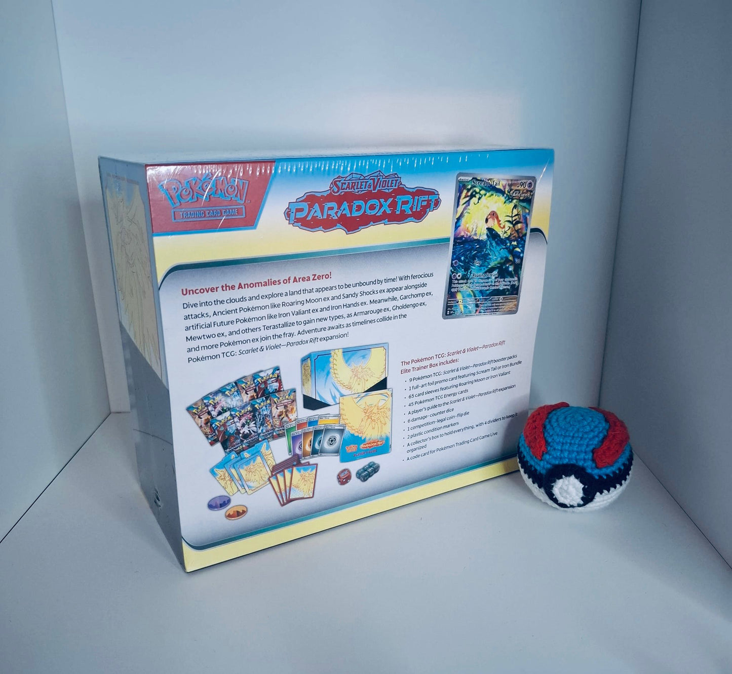Pokémon TCG: Paradox Rift Roaring Moon Elite Trainer Box - ETB SEALED