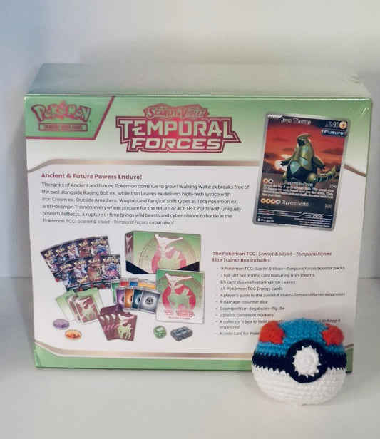 Pokémon TCG: Temporal Forces Iron Leaves Elite Trainer Box - ETB SEALED